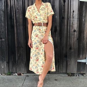 🌹SOLD🌹Vintage Yellow Dress